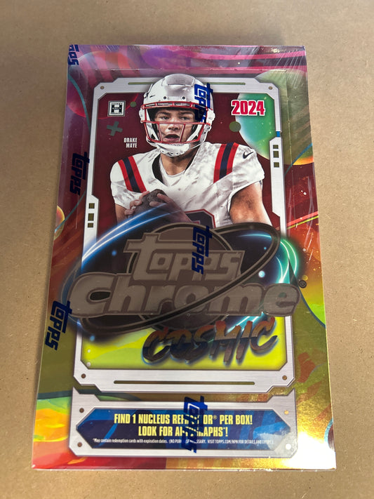 2024 cosmic chrome football hobby box