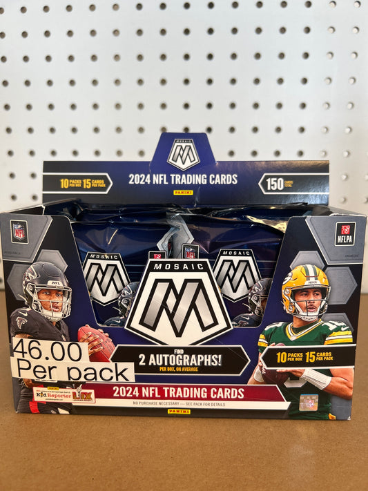 2024 mosaic football hobby pack