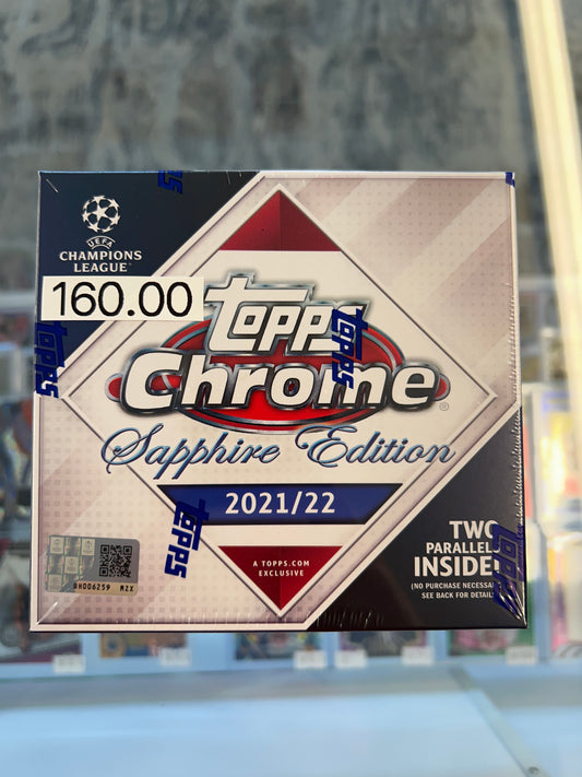 2021/22 Topps chrome UEFA sapphire edition hobby box