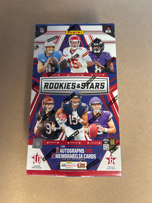 2024 rookies and stars football hobby box